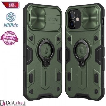 Nillkin Camshield Armor dėklas - žalias (Apple Iphone 12 Mini)   